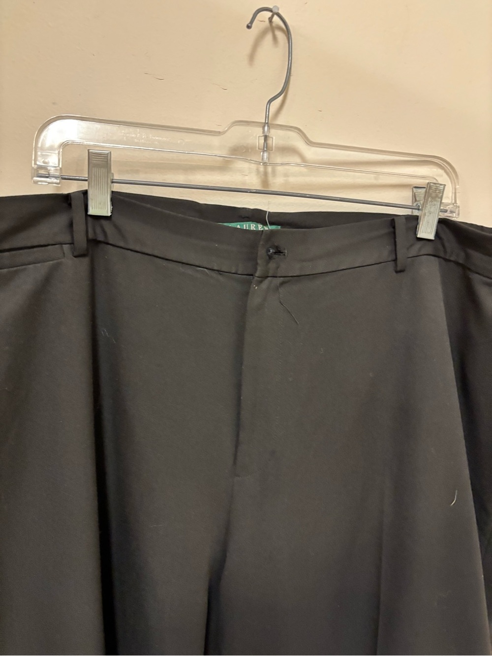 Ralph Lauren Black Women's Flat-Front Trousers